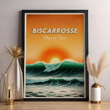 Affiche Vintage Biscarrosse
