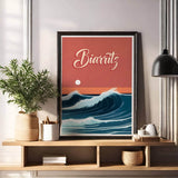 Affiche Biarritz Vintage