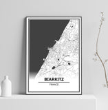 affiche biarritz