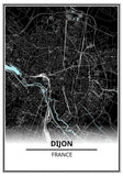 affiche plan dijon
