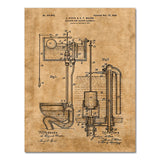 affiche-poster-tableau-vintage-wc