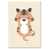 affiche safari tigre