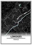 affiche plan limoges