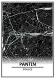 affiche plan pantin