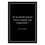 Affiche Citation <br /> Nelson Mandela