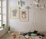 Affiche Bébé <br /> Animaux Safari