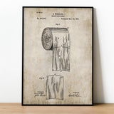 affiche-brevet-papier-toilette-vintage