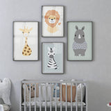 Affiche Bébé <br /> Animaux Safari