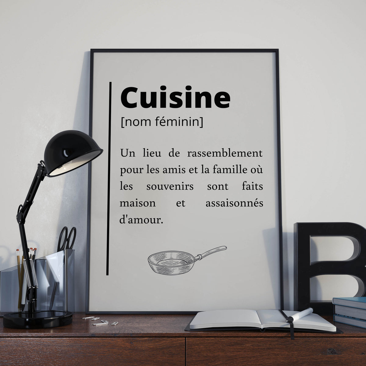 Affiche Définition Cuisine