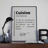 Affiche Définition <br /> Cuisine