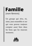 Poster Définition Famille