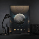 Affiche Astronomie <Br /> Satellite Dione 1704