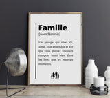 Affiche Définition Famille