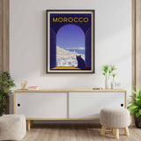 Affiche vintage <br /> Maroc