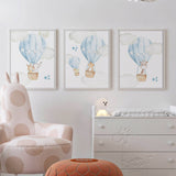 Affiche Bébé <br /> Montgolfière