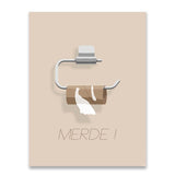 Affiche <br /> Papier toilette