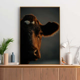 affiche vache - décoration animaux de la ferme