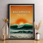 Affiche Vintage Biscarrosse