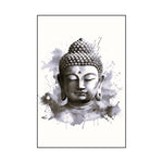 Affiche Bouddha <br /> noir et blanc