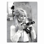 Affiche Brigitte Bardot <br /> Noir et blanc