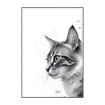 Affiche Chat <br /> noir et blanc