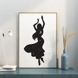 Affiche Danseuse <br /> noir et blanc