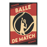 Affiche vintage <br /> Tennis