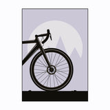 Affiche Vélo <br /> noir et blanc