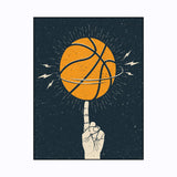 Affiche Basketball <br /> Vintage