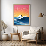 Affiche Biarritz Surf