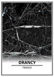 Affiche Carte <br /> Drancy