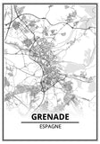 Affiche Carte <br /> Grenade