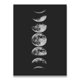 Affiche <br /> Phase de la lune astronomie