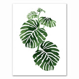 affiche-poster-tableau-feuille-tropicale-botanique