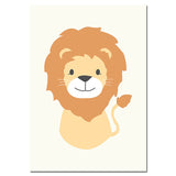 affiche safari lion
