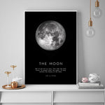 Affiche astronomie <br /> Lune