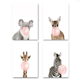 tableau animaux chewing gum