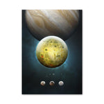 Affiche Astronomie <Br /> Satellite Io 21X30Cm 1704