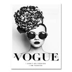 poster vogue noir et blanc