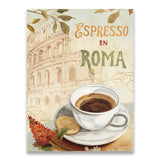 affiche café vintage roma