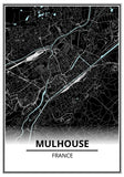 affiche carte mulhouse