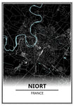 affiche plan niort