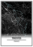 affiche plan troyes
