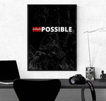 Affiche Motivation <Br /> Impossible 1703