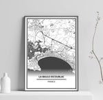 Affiche La Baule-Escoublac <br /> carte