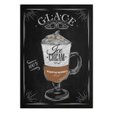 Affiche <br /> Café glacé