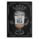 Affiche <br /> Café latte