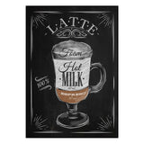 Affiche <br /> Café latte