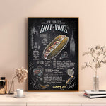 Affiche <br /> Hot dog