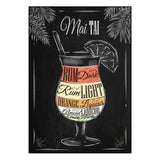 Affiche cocktail <br /> mai tai